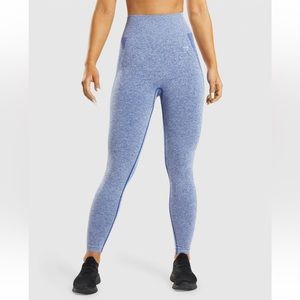 Gymshark Flex High Waisted Leggings. Color: Earl Blue Marl. Size: Small